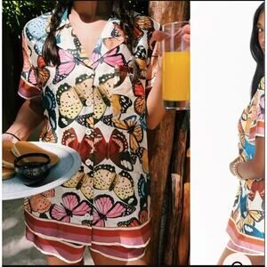 Show Me Your Mumu Sunday Morning Sleep Set in Bailey Butterflies Sz. M / L